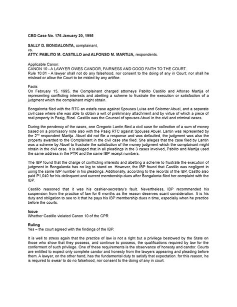 Bongalonta v. Castillo, 1995 .